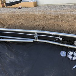 The Jump Shack - LED light kit installed on the inside of the frame!