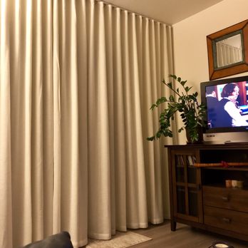 ESS Handyman Service - Ripple-fold curtains with ceiling-mounted tracks - Handyman Near Me