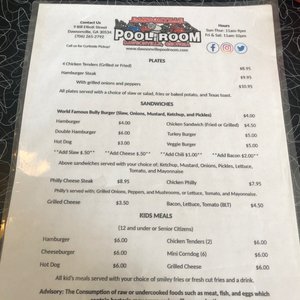 DAWSONVILLE POOL ROOM - 29 Photos & 39 Reviews - American (Traditional