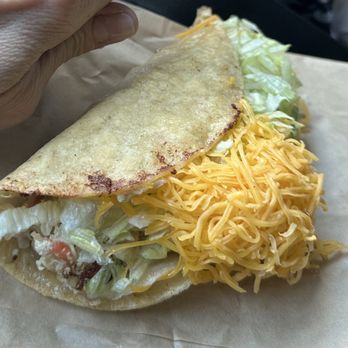 Miguel's Jr - Here's the chicken taco! Full of chicken!!! - Mexican Near Me - Menifee, California