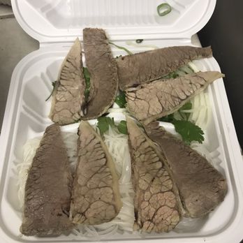 Pho Huong - Large pho with well done brisket - Vietnamese Near Me - San Jose, California