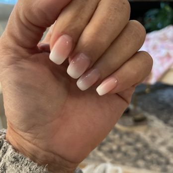 Glitzy Nails & Spa - Tips with an Hombre French Gel Polish - Nail Salons Near Me - Toms River, New Jersey Glitzy Nails & Spa - Tips with an Hombre French Gel Polish - Nail Salons Near Me - Toms River, New Jersey