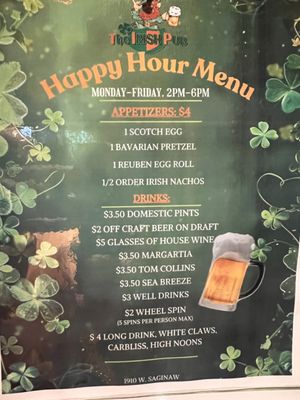 Menu photo 3 The Irish Pub Lansing, MI