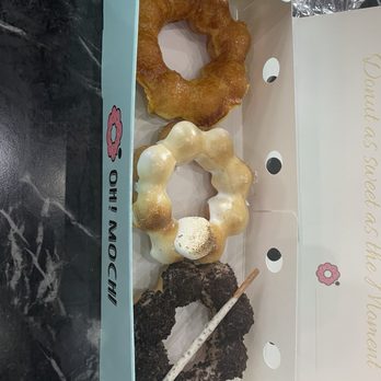 Oh Mochi - Richmond - Crème Brûlée, marshmallow, Oreo cookie 3 Mochi Donuts - Donuts Near Me - Richmond, Virginia Oh Mochi - Richmond - Crème Brûlée, marshmallow, Oreo cookie 3 Mochi Donuts - Donuts Near Me - Richmond, Virginia