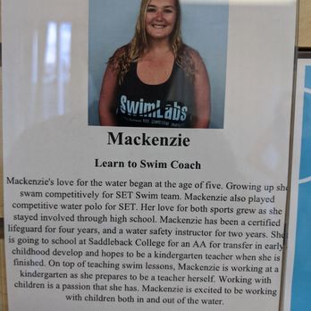 SwimLabs Swim School - Orange County - Mackenzie - Swimming Lessons/Schools Near Me - Lake Forest, California SwimLabs Swim School - Orange County - Mackenzie - Swimming Lessons/Schools Near Me - Lake Forest, California