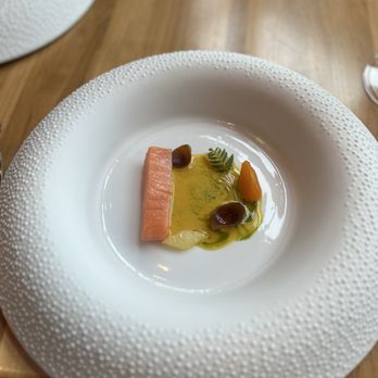 Auro - Butter poached salmon - New American Near Me - Calistoga, California