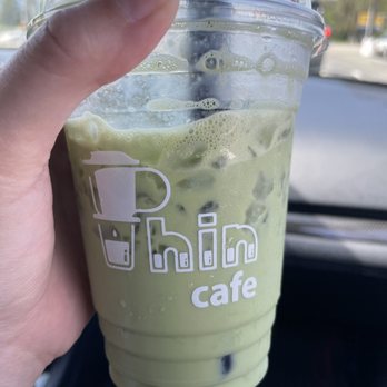 Phin Cafe - Banana matcha - Bubble Tea Near Me - San Jose, California