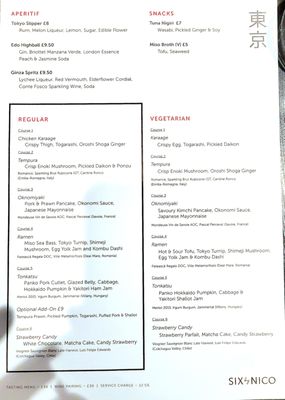 Menu photo 2 Six by Nico Manchester, XGM