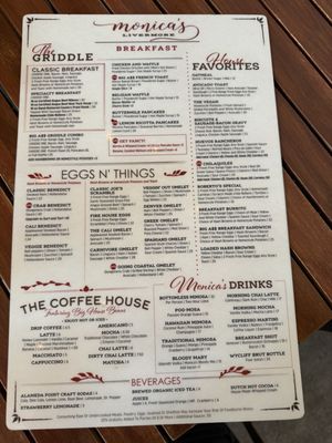 Menu photo 2 Monica's Livermore Livermore, CA