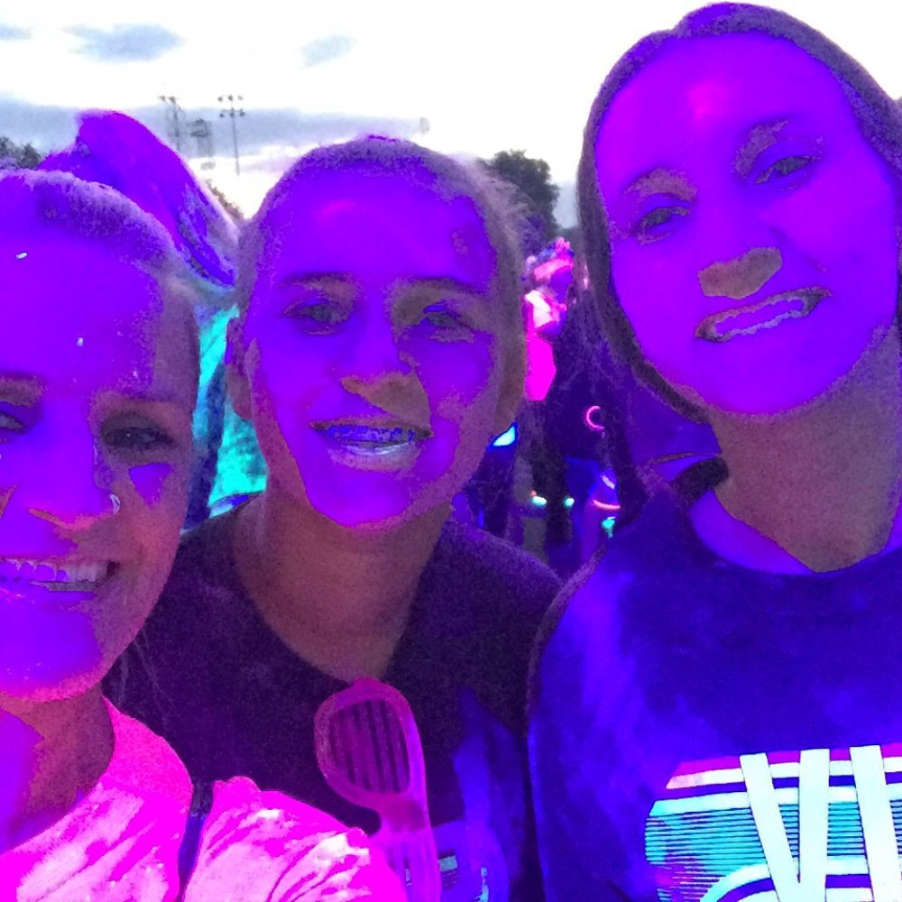 Blacklight Run - The beginning in line - Races & Competitions Near Me - Bakersfield, California
