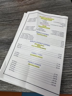 Menu photo 3 Captain La Fish Chicken And More Arlington, TX
