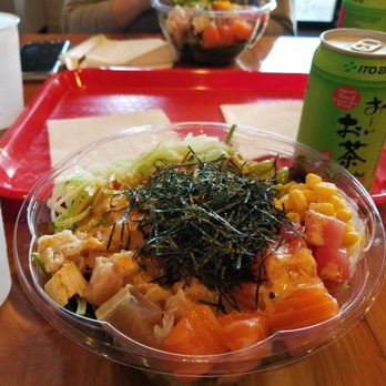 Pokefit - Leander - Medium poke bowl with soba and salad. Awesome! - Poke Near Me - Leander, Texas