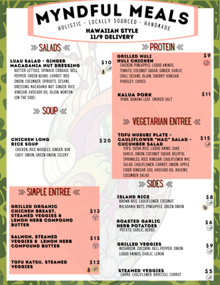 Menu photo 1 Myndful Meals San Luis Obispo, CA Menu photo 1 Myndful Meals San Luis Obispo, CA