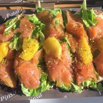 PataPinsa - Salmon, lox, mango flatbread - Pizza Near Me - Rome, RM