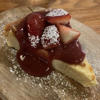 Adamo's - Strawberry Ricotta Cheesecake - New American Near Me - Sacramento, California