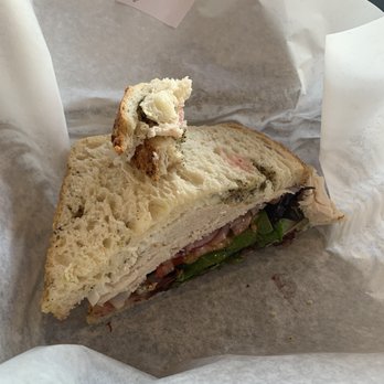 Great Harvest Bread Co - Turkey with cranberries on Italian herb bread.  Absolutely the best sandwich I've ever had!!!! - Bakeries Near Me - Temecula, California