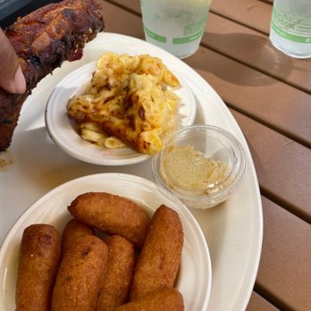 Julep Kitchen & Bar - Hush Puppies & Honey Butter and Baked Mac N' Cheese - Barbeque Near Me - Annapolis, Maryland Julep Kitchen & Bar - Hush Puppies & Honey Butter and Baked Mac N' Cheese - Barbeque Near Me - Annapolis, Maryland