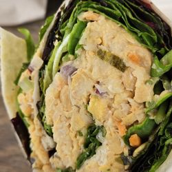 Rooted Coffee - Chickpea Wrap