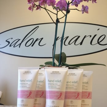 Salon Marie - October 2015 - Breast Cancer Awareness Month - Pink Aveda Hand Lotion Available - Hair Stylists Near Me - Hales Corners, Wisconsin Salon Marie - October 2015 - Breast Cancer Awareness Month - Pink Aveda Hand Lotion Available - Hair Stylists Near Me - Hales Corners, Wisconsin