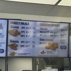 Church's Texas Chicken - Menu Aug 2026