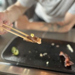 FIYAH Korean BBQ & Hot Pot - Beef Brisket bite
