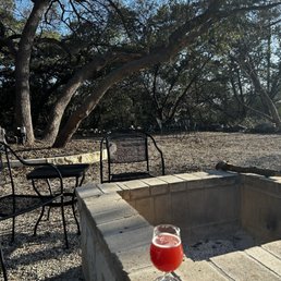 Fire pit.