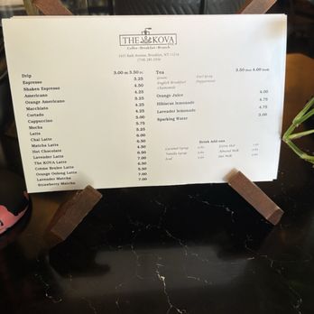 The KOVA - Menu - Breakfast & Brunch Near Me - Brooklyn, New York The KOVA - Menu - Breakfast & Brunch Near Me - Brooklyn, New York