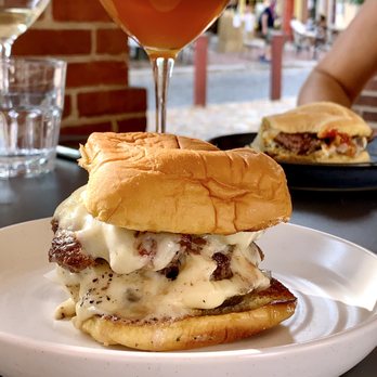 Bloomsday Cafe - The Rich Burger with extra patty! - Coffee & Tea Near Me - Philadelphia, Pennsylvania Bloomsday Cafe - The Rich Burger with extra patty! - Coffee & Tea Near Me - Philadelphia, Pennsylvania