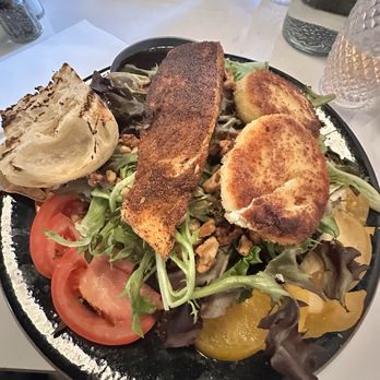 The Vault - Goat cheese salad with salmon - Diners Near Me - Fenton, Michigan The Vault - Goat cheese salad with salmon - Diners Near Me - Fenton, Michigan