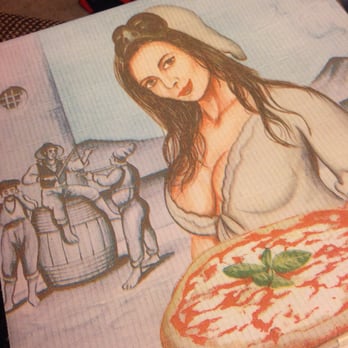 Cornuto Pizzeria - Top of box: Still Life With Pizza And Bosom - Italian Near Me - Seattle, Washington