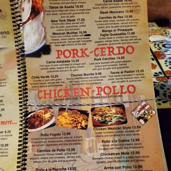Ay Jalisco - Menu 9.2020 - Mexican Near Me - Sebastian, Florida