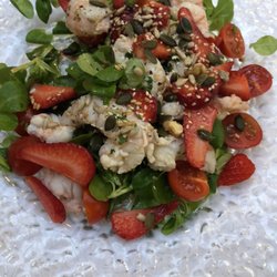 Bistrot del Mare - Insalata gambero rosso e fragole