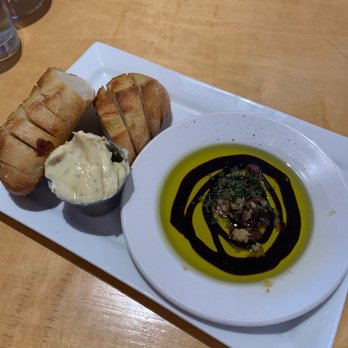 Brix Wine Bar & Restaurant - Rustic "bacon rubbed" bread. Delish! - Wine Bars Near Me - Ellensburg, Washington