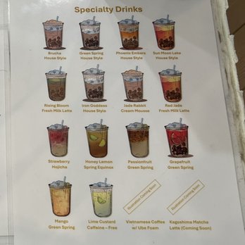 Brucha - Specialty drink menu - Gelato Near Me - Tucson, Arizona Brucha - Specialty drink menu - Gelato Near Me - Tucson, Arizona
