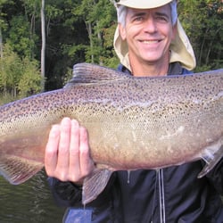Steelhead Charters - If you would like to catch fish like this one, book your trip today. (231) 329-2117