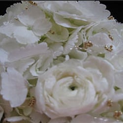 flowers by the greenery