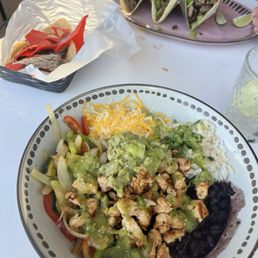 Veggie bowl add grilled chicken
