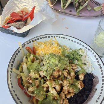 Salt Tacos y Tequila - SanTan - Veggie bowl add grilled chicken - Mexican Near Me - Gilbert, Arizona