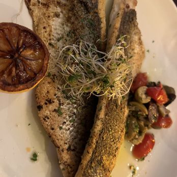 Velo Cafe - Bronzino filets perfectly cooked - Breakfast & Brunch Near Me - Ventnor City, New Jersey Velo Cafe - Bronzino filets perfectly cooked - Breakfast & Brunch Near Me - Ventnor City, New Jersey