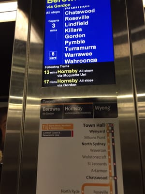 Town Hall Train Station by null