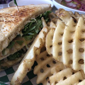 Fernside - Fernside grilled cheese sandwich & waffle fries - Cocktail Bars Near Me - San Diego, California