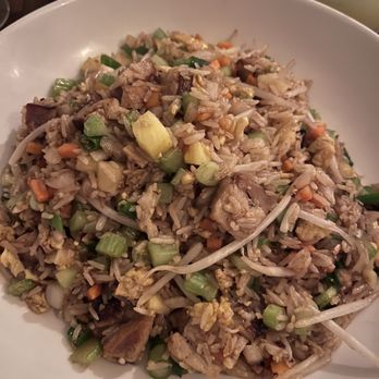 Teak Restaurant - Pineapple Fried Rice with pork belly - Asian Fusion Near Me - Red Bank, New Jersey