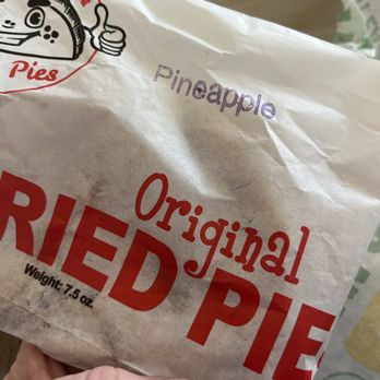 Fried Pie Shack - Pineapple on the bag - Desserts Near Me - Oklahoma City, Oklahoma