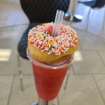 Tastea House - a donut with sprinkles on top of it - Bubble Tea Near Me - Alexandria, Louisiana