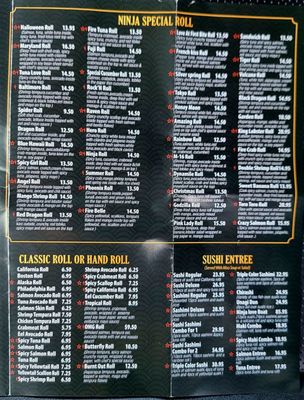 Menu photo 7 Ninja Sushi Colesville, MD
