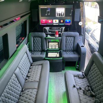 Vanity Limousines - 12 Passenger Luxury Mercedes Benz Sprinter Limousine Wedding Limo Rental - Limos Near Me - Corona, California
