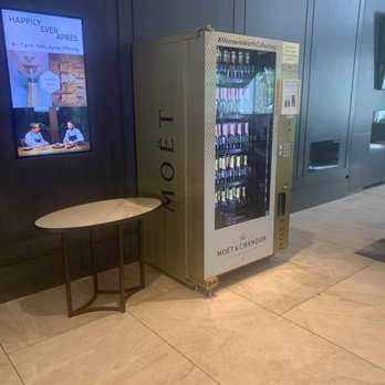 Grand Hyatt Vail - Moet champagne vending machine - Hotels Near Me - Vail, Colorado Grand Hyatt Vail - Moet champagne vending machine - Hotels Near Me - Vail, Colorado