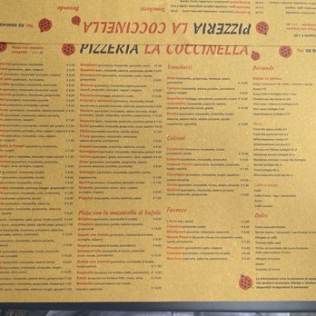 La Coccinella - Menu - Pizza Near Me - Milan, Michigan La Coccinella - Menu - Pizza Near Me - Milan, Michigan