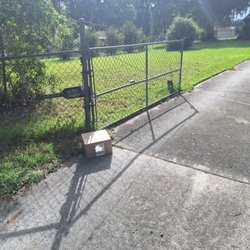 USPS - box chucked at my open gate so they wouldn't have to get out of the van. Sub in action!!! My regular carrier would NEVER!!!