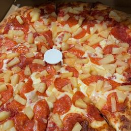 Pepperoni and pineapple Pepperoni and pineapple